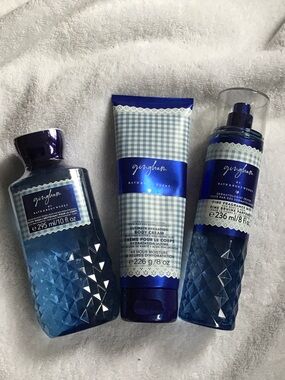 Bath & Body Works Gingham bundle